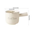 thumbnail image 3 of Dvkptbk Ceramic Measuring Cup Ceramic Small Milk Cup with Handle Graduated Mini Coffee Shop Utensils Milk Pot Cups Measuring Cups Kitchen & Dining, 3 of 6