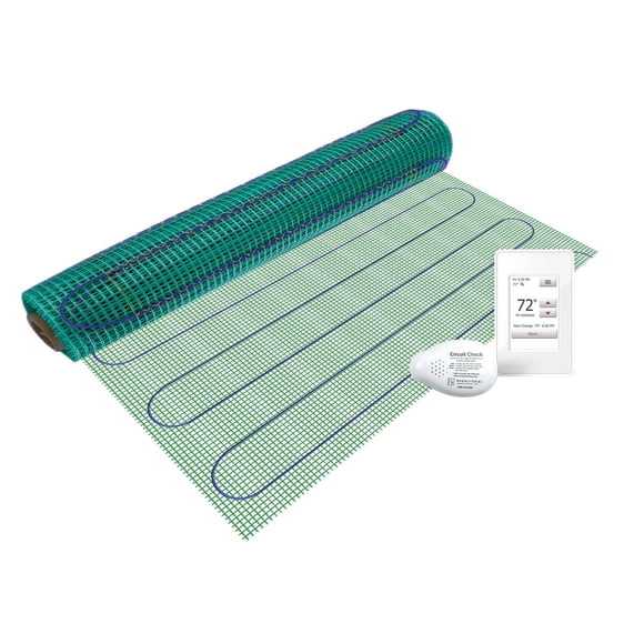 WarmlyYours TempZone 120 V Mesh Floor Heating Kit 24 sq ft (2.23 sq m)