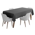 thumbnail image 1 of Vargottam Indoor/Outdoor Tablecloth 58 x 120" Inch Rectangular Tablecloth Waterproof Patio Table Cloths, Spring/Summer Table Covers for Backyard Circular Table/BBQs/Picnic - Dark Gray, 1 of 6