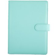 AMERTEER A5/A6 Synthetic Leather Notebook Binder Refillable 6 Ring Binder Loose Leaf Planner Binder Cover with Magnetic Buckle Closure Professional Binder Organizer for DIY