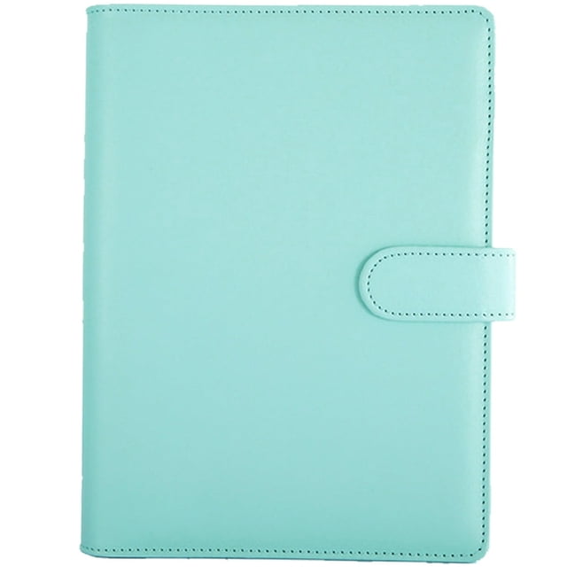 A5/A6 Synthetic Leather Notebook Binder Refillable 6 Ring Binder Loose Leaf Planner Binder Cover with Magnetic Buckle Closure Professional Binder Organizer for DIY