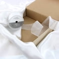 thumbnail image 4 of UNIQUE CREATIV, Ribbon, Organza, Light White, 38mm × 2.7m (1.5" × 9ft), 4 of 4