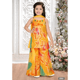 thumbnail image 2 of DWEEP SARA Ensemble de Sharara Jaune à Imprimé Floral Festif pour Filles – 8-10 Ans(30), 2 of 7