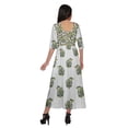 thumbnail image 4 of Moomaya Kurti Ligne A pour Femmes Kurti Longue Imprimée Robe Haut Indien pour Femmes, 4 of 5