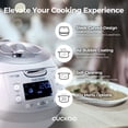 thumbnail image 3 of CUCKOO CRP-BHSS0609F | 6-Cup (Uncooked) Induction Heating Pressure Rice Cooker | 16 Menu Options, Made in Korea | White, 3 of 10