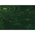 thumbnail image 1 of Ahgly Company Machine Washable Indoor Rectangle Transitional Deep Emerald Green Area Rugs, 7' x 9', 1 of 7