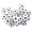 white-30-1, variant on CHUANK 10 LED Football String Lights Indoor Football Outdoor Fairy Lights Garden Accessories Soccer Shaped Rope Lamp Football Home Decorations Lighting for Football World Celebration Bedr