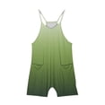 thumbnail image 3 of Plebaso Girls Summer Sleeveless Casual Solid Color Romper Spaghetti Strap Shorts Jumpsuit With Pockets, 3 of 6