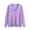 thumbnail image 3 of MeetoTime Women's Long Sleeve Lightweight Cardigans Open Front Button down Soft Knit Sweater Outwear, 3 of 7