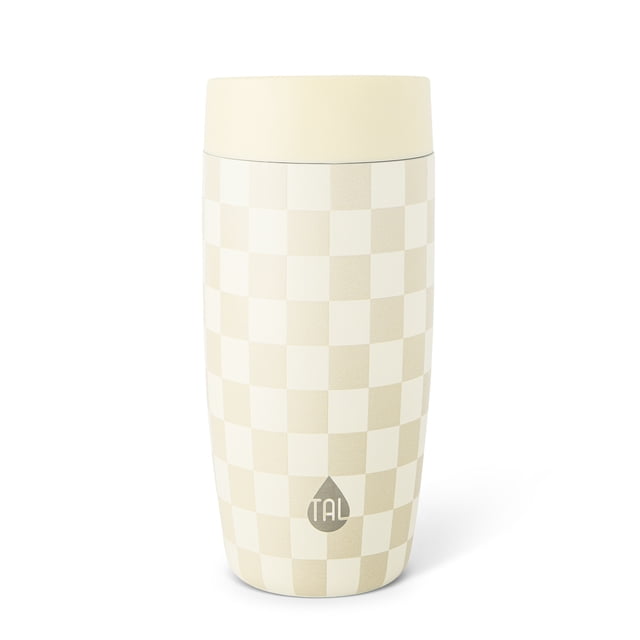 TAL 16oz Stainless Steel Aspen Coffee Tumbler, Checkered