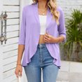 thumbnail image 4 of Birdeem Womens Fashion Casual Spring and Summer Solid Color V-Neck Short Sleeve Blouse Tops, 4 of 11