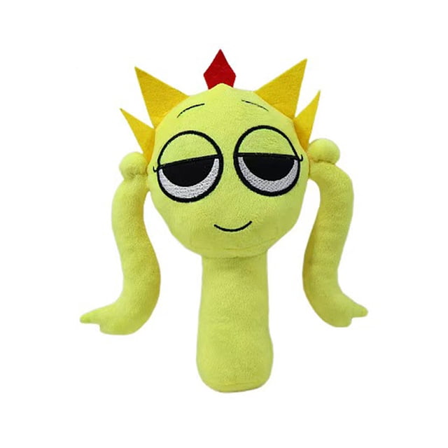 Jouets en Peluche Sprunki Liés au Jeu Fille Jaune