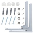 thumbnail image 1 of AMERTEER Turntable Microwave Oven Stand Microwave Shelf 23x4cm White, 1 of 8