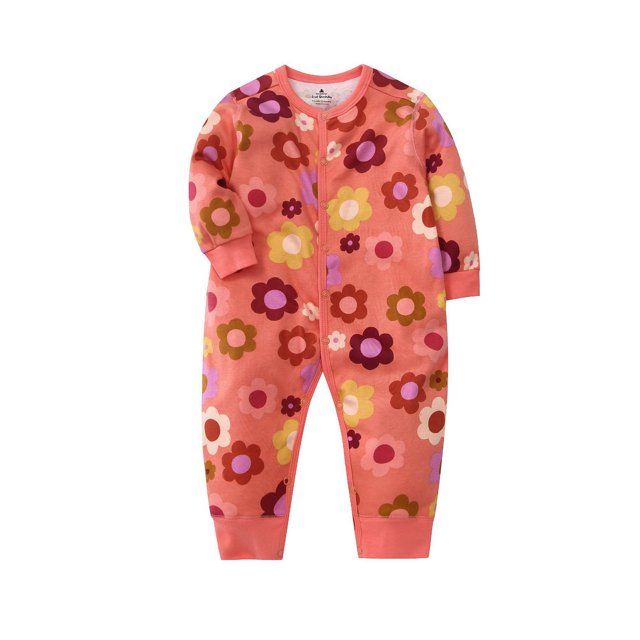 TZEWGL Long Sleeve Print Bodysuit For Newborn Playsuit For Kid Summer Holiday size 18-24M