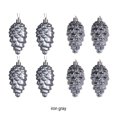thumbnail image 2 of Maytalsory 8pieces Plastic Pine Tree Hanging Conveniently Designed Decorations For Easy Dark Grey 1Set, 2 of 5