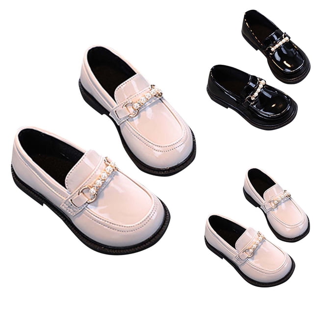 JDQJBZ Girl's Casual Shoes Soft Sole Princess Flats for Performance School Daily Wear