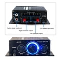 thumbnail image 2 of HiFi Power Amplifier Mini Audio Receiver Digital Stereo car audio speaker amplifier AMP Volume Control, 2 of 8