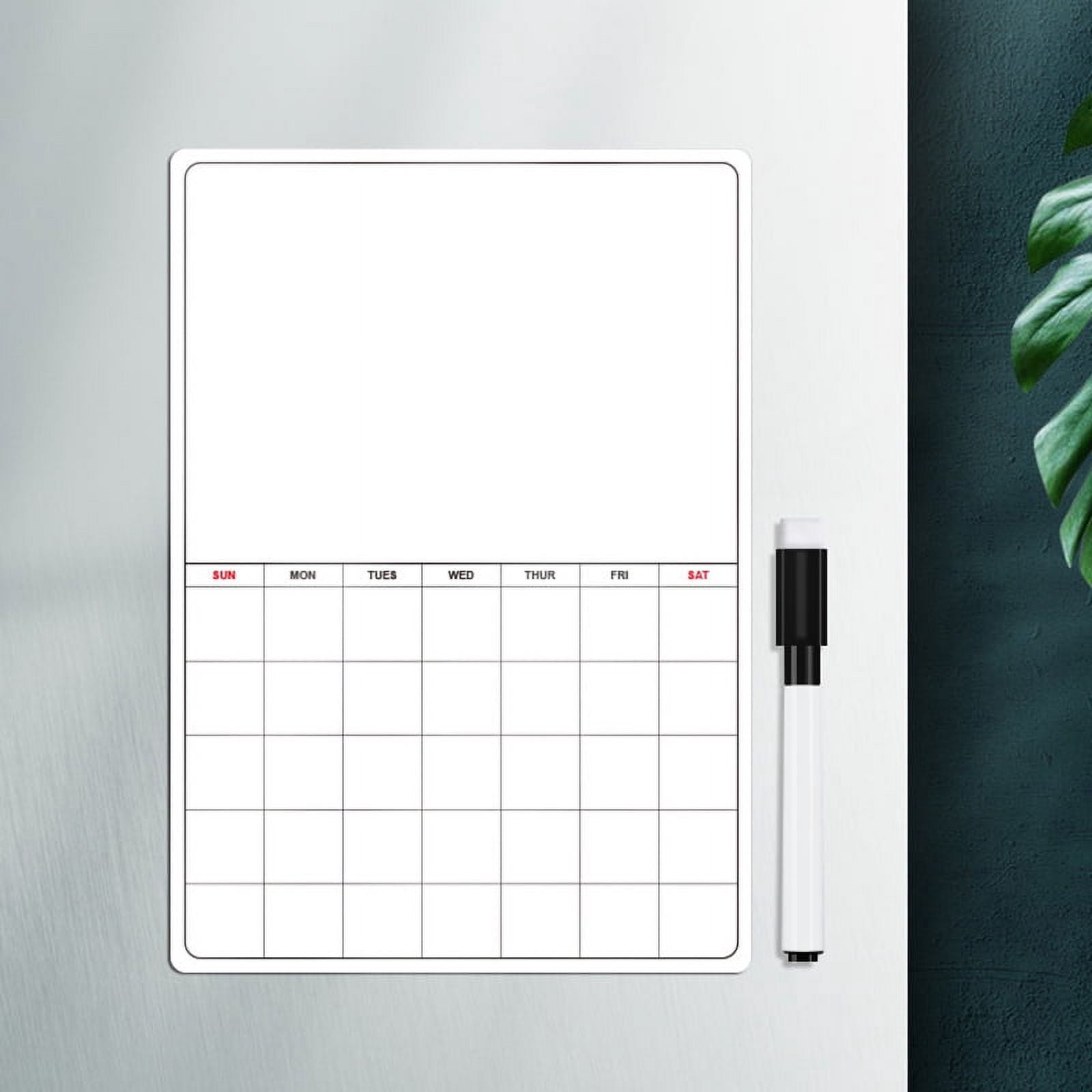 Magnetic Fridge Calendar Fridge White Board Calendar Refrigerator Magnetic Notepad Magnetic Fridge Calendar Dry Erase Whiteboard Planner Magnetic Notepad For Refrigerator