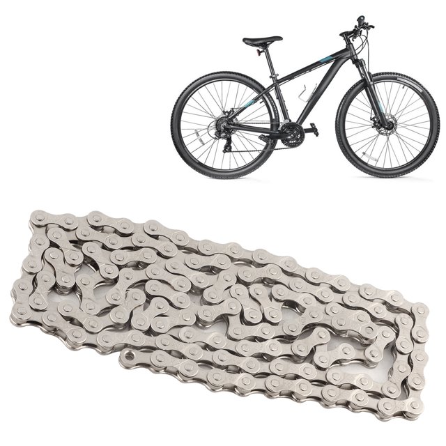 Bike Chain Tool, 116 Links Bike Chain Single Speed Bike Chain Mountain Bike Chain Universal Single Speed High Strength Mountain Bike Derailleur Chain for Road Mountain Cycling