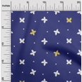 thumbnail image 2 of oneOone Rayon Dark Blue Fabric Floral & Craft Projects Decor Fabric Printed By The Yard 56 Inch Wide, 2 of 5