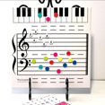 thumbnail image 3 of Magnetic Dry Erase Board [跃星辉]已处理知产  1pcs音乐课教室笔记阅读老师教学磁性干擦板Grand Staff, 3 of 8