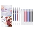 thumbnail image 1 of Fabric Marker Pen, 1 Set Heat Erasable Fabric Marking Pens 5Pcs, 1 of 8