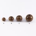 thumbnail image 4 of facefd Perles en Bois Naturel Rond Bijoux Accessoires Pas de Bavure Pas de Forme Étrange Perles Lâches avec Trou Rétro Collier de Mode Faisant Pack 12mm Trou 1.5mm 50Pieces, 4 of 9