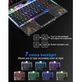 thumbnail image 2 of Étui Clavier Tactile Sans Fil pour iPad (A16) 11e Génération 11 Pouces 2025, iPad 10e Génération 10,9 Pouces 2022 avec Dos Rigide Clair en PC et Pavé Tactile et Rétroéclairage et Rotation à 360° et Porte-Crayon, 2 of 6