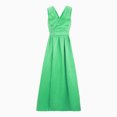 thumbnail image 4 of Ketyyh-chn99 Robe d'Invitée de Mariage Robes de Soirée pour Mariage Décontractée Sans Manches Fluide Plissée Soleil Plage Bohème Élégante Évasée Robes de Fête Vert,TG, 4 of 4