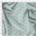 thumbnail image 4 of Soimoi Green Rayon Fabric Text & Goggles Stripe Decor Fabric Printed Yard 42 Inch Wide, 4 of 5