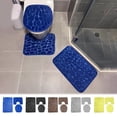 thumbnail image 3 of Back To School!Thick Bathroom Rugs Mat,Bath Mats for Bathroom Non Slip,3-piece Bathroom Carpet Super Soft Non Slip Bathtub Carpet and Absorbent Bath Mat Bathroom Carpet Plush Bath Mat for Bathroom, 3 of 6