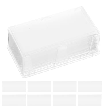 100 Pcs Diapositives de Microscope en Verre Spécimens Aquatiques Diapositives de Microscope Diapositives en Verre de Laboratoire