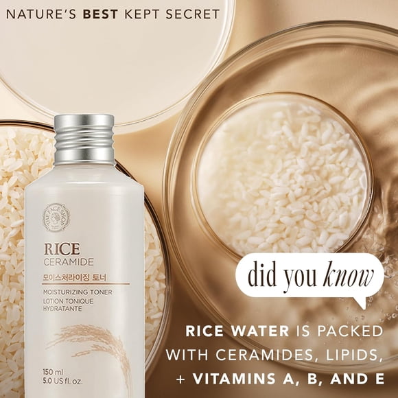 The Face Shop, Rice Ceramide, Moisturizing Toner, 5 fl oz (150 ml)