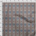 thumbnail image 3 of oneOone Tissu Polyester Lycra Tourbillon & Paisley Ikat Imprimé 1 Yard 56 Pouces de Large, 3 of 4