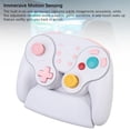 thumbnail image 4 of Manette Sans Fil Six Axes Gyroscope une Touche RGB Mécanique PC Manette de Jeu Vidéo avec Station de Charge Sans Fil pour Switch, 4 of 7