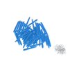 thumbnail image 2 of 50x Dart Shafts 2BA Darts Accessories with Protection Rings line throw pro 45mm Blue, 2 of 9