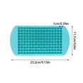 thumbnail image 2 of Small Ice Holder Mini Fridge Ice Storage Tray Stainless Steel Ice Cubes for Light up Ice Cubes for Drinks 2pk Ice Container for Freezer Silicone Mini Trays 160 Crushed Easy Release Small Trays, 2 of 2