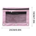 thumbnail image 2 of CNKOO YYNKM 3 Ring Binder Pencil Case  Black, 2 of 3