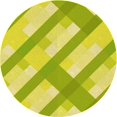 thumbnail image 1 of Ahgly Tapis Rond Lavable en Machine Intérieur Transitionnel Vert Pistache, 3 Pieds Rond, 1 of 7