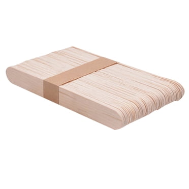 100pcs Popsicle Sticks Strong Wooden sticks wooden craft sticks Craft Ice Cream Bars DIY Building Model Material Handicraft