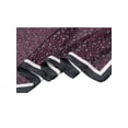 thumbnail image 4 of INSPIRE CHIC Foulards Carrés à Imprimé Léopard pour Femmes Foulard de Cou Foulard Tour de Cou Rouge Vin, 4 of 5