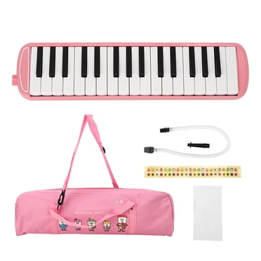 Key Melodica, 32 Key Mouth Piece Piano Keyboard Melodica, For Music Lovers Begginers Children Adults Pink