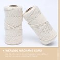 thumbnail image 4 of Shisuyan 1 Roll Macrame Cord Cotton Rope for Macrame Wall Hangings Plant Hangers Knotting Crafting, 4 of 9