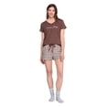 thumbnail image 2 of George Women's Flannel Pajama Short, 2 of 6