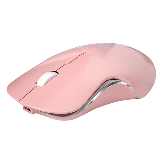 Lksixu Mute Wireless Mouse Charging Large Capacity Battery Plug And Play Transmission Stable Fashion Beautiful Shallow Body Feel Comfortable Universal Mouses Electronics for Home Office School