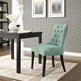 thumbnail image 2 of Modway Regent Tufted Fabric Dining Chair, Laguna Green, 2 of 4