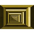 thumbnail image 1 of Ahgly Company Machine Washable Indoor Rectangle Transitional Caramel Brown Area Rugs, 7' x 10', 1 of 7