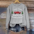 thumbnail image 1 of Meichang Chandails en Molleton de Noël pour Femmes Chandails en Molleton Graphiques Lettres Drôles de Noël Fête de Noël Manches Longues Col Rond Pullover Chandail en Molleton Surdimensionné pour Femmes, 1 of 4