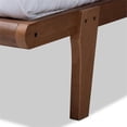 thumbnail image 4 of Baxton Studio Kaia Lit Plateforme Très Grand en Bois de Style Mi-Siècle, Brun Noyer, 4 of 7