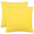 thumbnail image 1 of PiccoCasa Housses de Coussin à Rayures Maïs en Polyester, 2 Pcs, Housse de Coussin Décoratif, 1 of 1